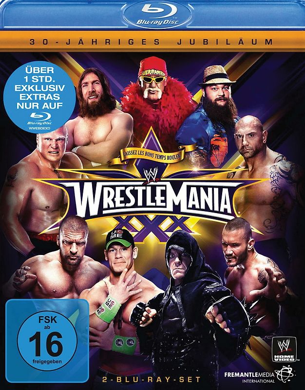 Wrestlemania XXX [2 Discs, 30 Jähriges Jubiläum] Blu-ray Disc
