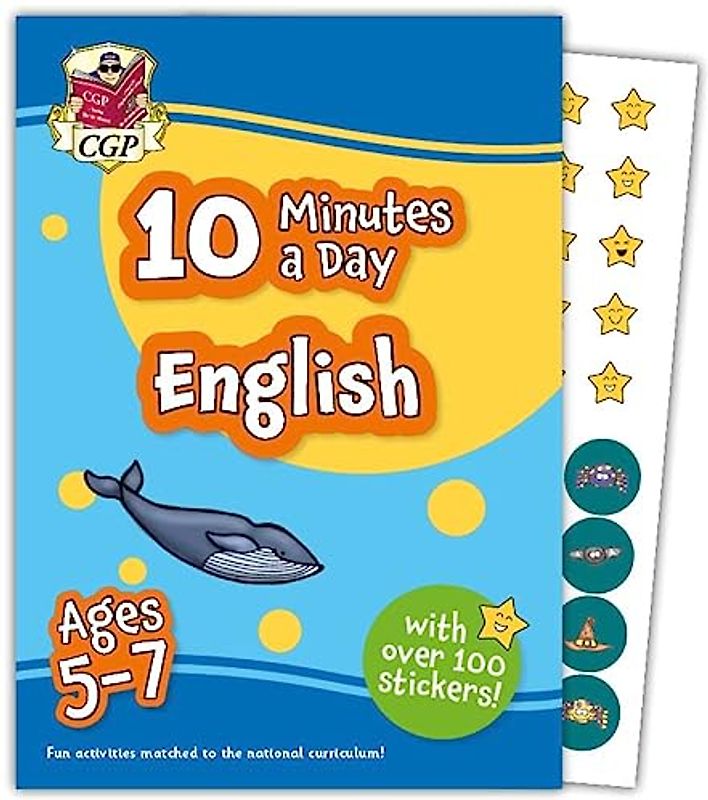 10 Minutes a Day English for Ages 5-7 (with over 100 stickers)