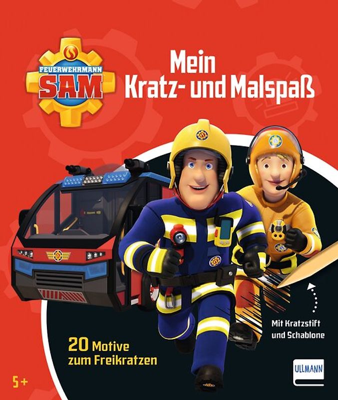Mein Kratz- und Malspaß – Feuerwehrmann Sam