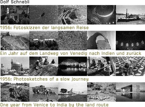 Auf dem Landweg von Venedig nach Indien. Fotoskizzen einer langsamen Reise 1956