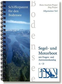 Schifferpatent für den Bodensee mit Fragen- und Antwortenkatalog