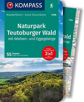 KOMPASS Wanderführer Naturpark Teutoburger Wald mit Wiehen- und Eggegebirge, 55 Touren mit Extra-Tourenkarte