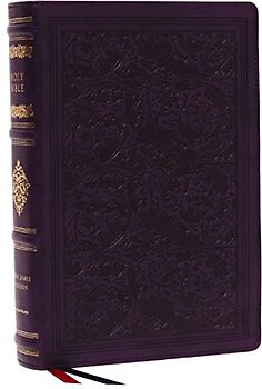 KJV, Wide-Margin Reference Bible, Sovereign Collection, Leathersoft, Purple, Red Letter, Comfort Print: Holy Bible, King James Version (The Sovereign Collection)