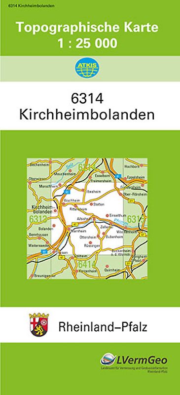 TK25 6314 Kirchheimbolanden