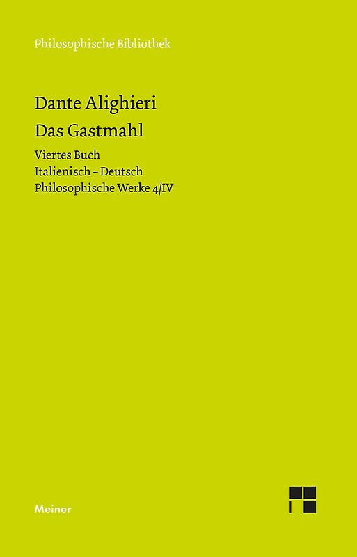 Das Gastmahl. Viertes Buch