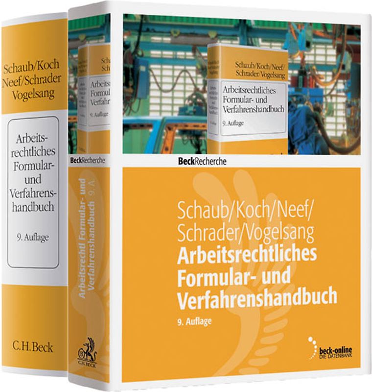Arbeitsrechtliches Formular- und Verfahrenshandbuch