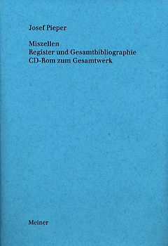 Miszellen. Register und Gesamtbibliographie. CD-ROM zum Gesamtwerk