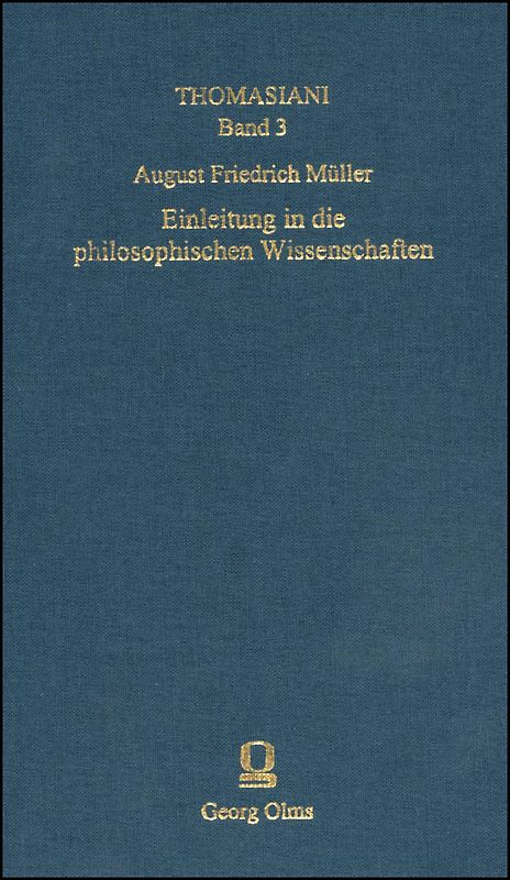 Einleitung in die Philosophischen Wissenschaften
