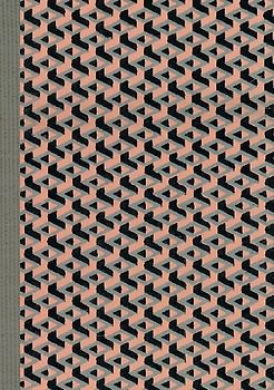 Carnet Blanc, Motif Trompe-l'Oeil, Papier Peint 18e