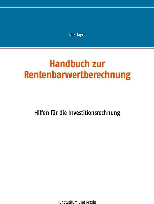 Handbuch zur Rentenbarwertberechnung