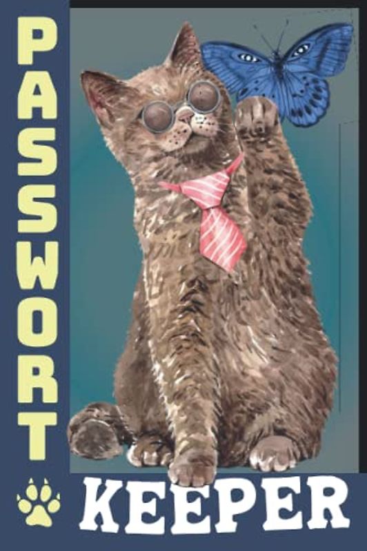 Passwort Buch Frau: Katze Passwörter Aufbewahrung | Beste Freundin Geschenke Geburtstag