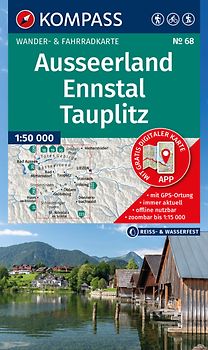KOMPASS Wanderkarte 68 Ausseerland, Ennstal, Tauplitz 1:50.000