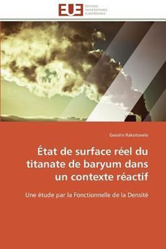État de surface réel du titanate de baryum dans un contexte réactif