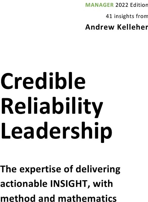 Credible Reliability Leadership, MANAGER Edition