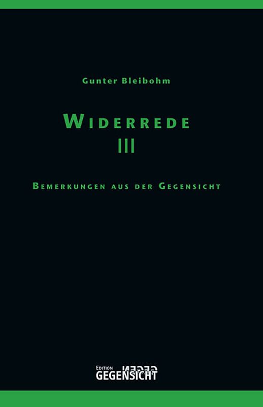Widerrede III