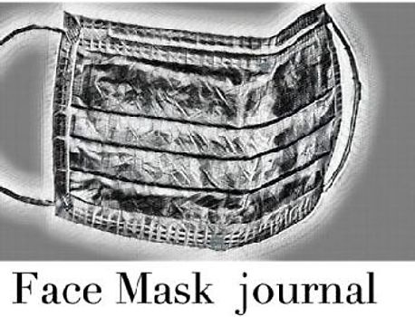 Face Mask themed Blank Journal sir Michael designer