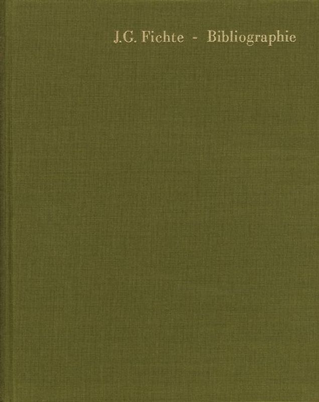 Fichte-Bibliographie