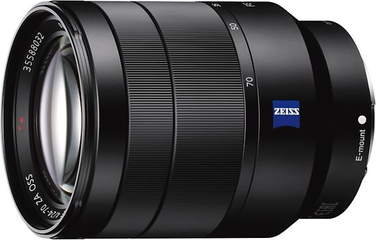 Sony FE Vario-Tessar 24-70 mm F4.0 OSS ZA 67 mm filter (geschikt voor Sony E-mount) zwart