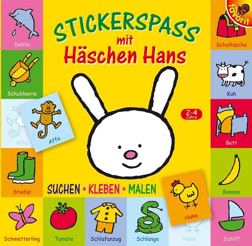 Stickerspass mit Häschen Hans