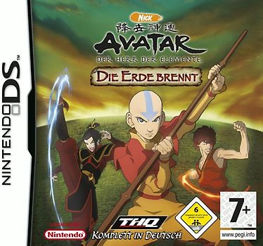 Avatar: Der Herr der Elemente - Die Erde brennt Nintendo DS