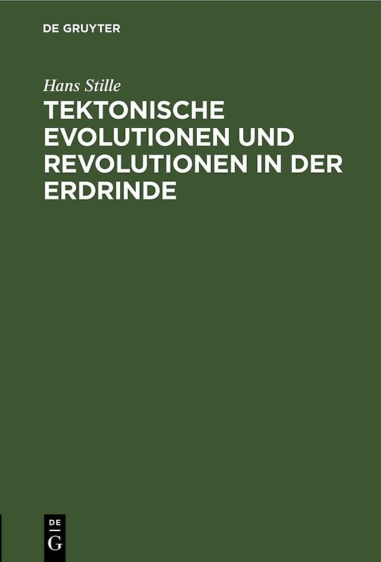 Tektonische Evolutionen und Revolutionen in der Erdrinde