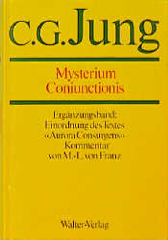 C.G.Jung, Gesammelte Werke. Bände 1-20 Hardcover / Band 14/3: Aurora Consurgens