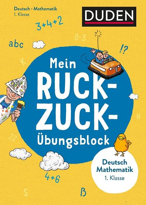 Mein Ruckzuck-Übungsblock Deutsch/Mathe 1. Klasse