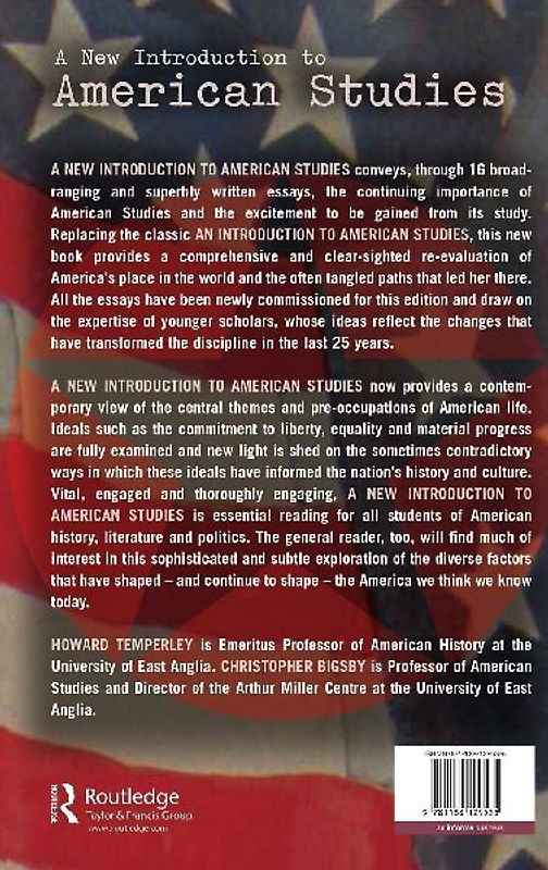 A New Introduction to American Studies