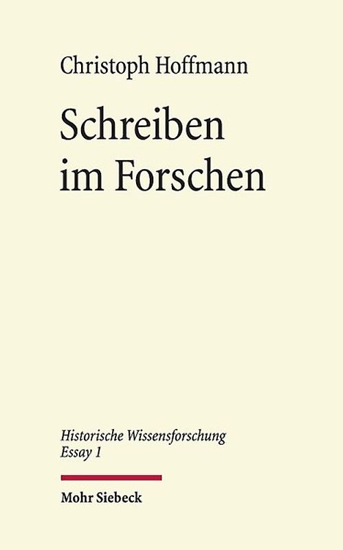 Schreiben im Forschen