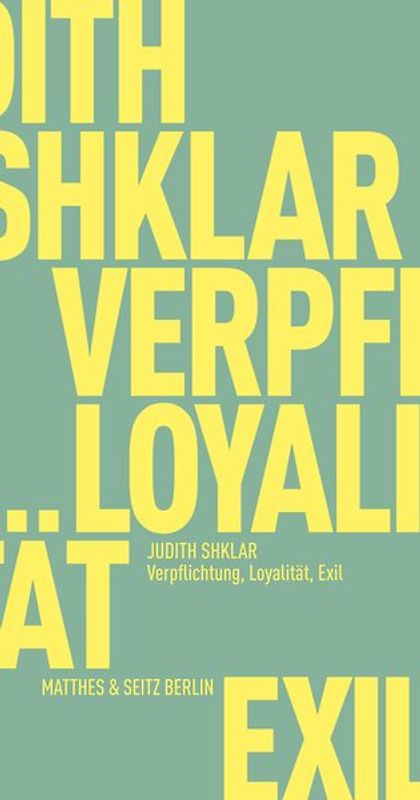 Verpflichtung, Loyalität, Exil