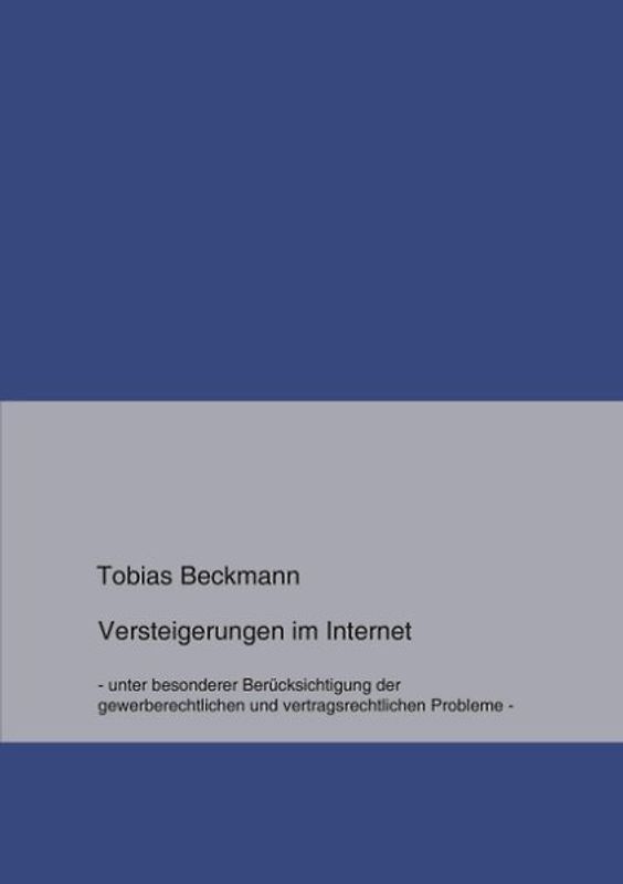 Versteigerungen im Internet