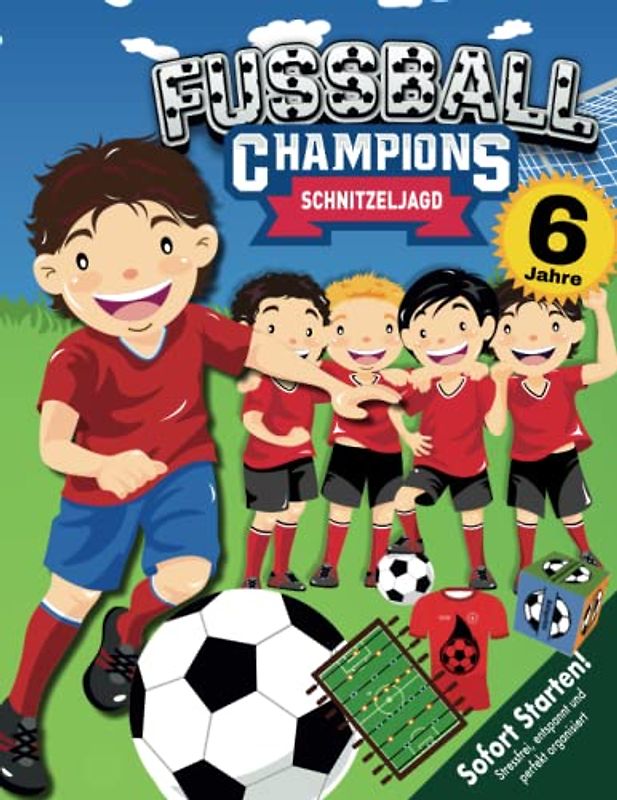 Fußball Schatzsuche Schnitzeljagd Kindergeburtstag ab 6 Jahren: Fußballakademie: Erlebe eine kreative Schatzsuche mit Tischfußball-Kickerarena, Bewegungswürfel und mehr! (Bravo Schatzsuche)