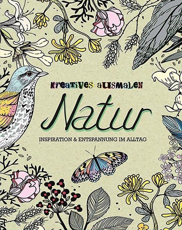 Kreatives ausmalen - Natur