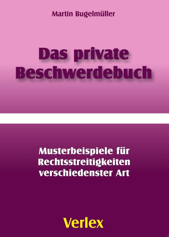 Das private Beschwerdebuch