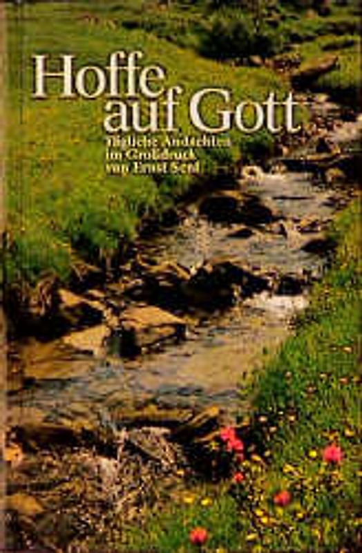 Hoffe auf Gott. Tägliche Andachten im Grossdruck