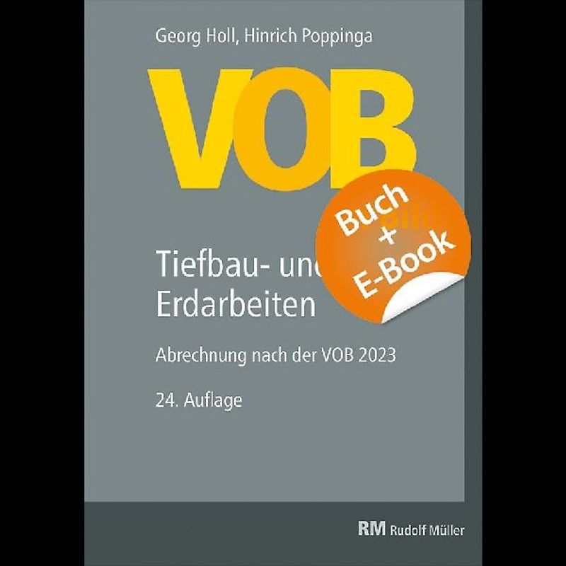 VOB im Bild – Tiefbau- und Erdarbeiten - mit E-Book