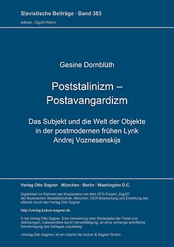 Poststalinizm - Postavangardizm