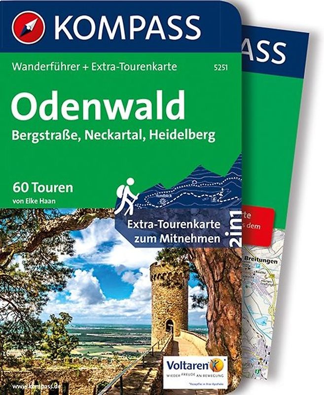 KOMPASS Wanderführer Odenwald