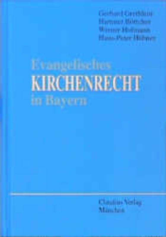 Evangelisches Kirchenrecht in Bayern