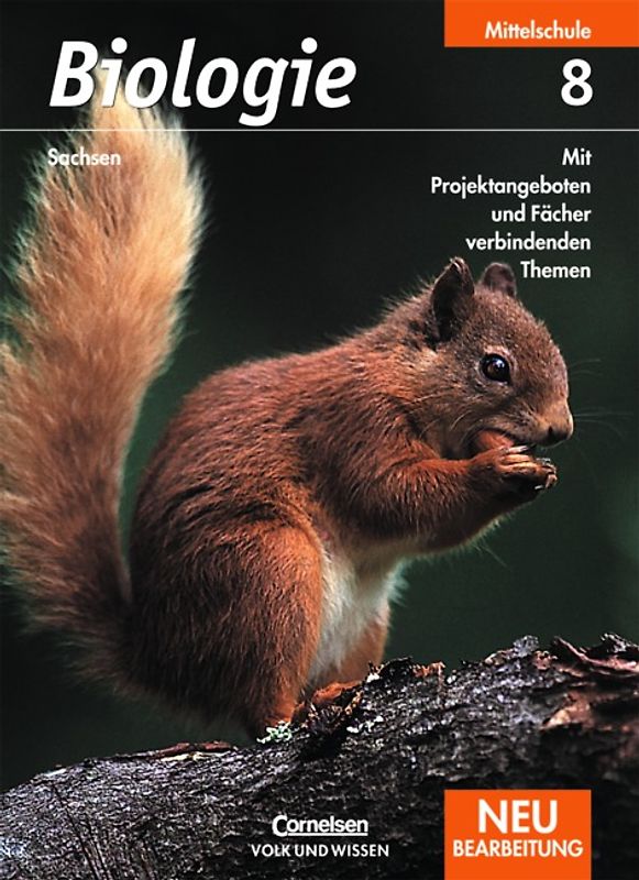 Biologie - Ausgabe Volk und Wissen - Mittelschule Sachsen - 8. Schuljahr