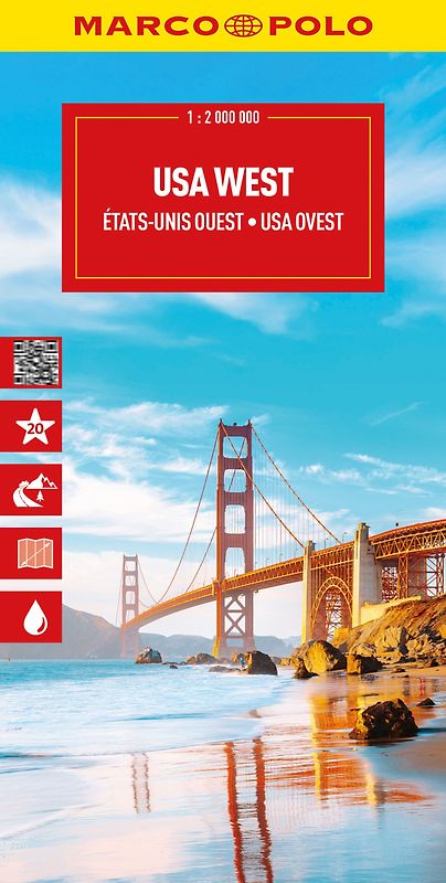 MARCO POLO Reisekarte USA West 1:2 Mio.