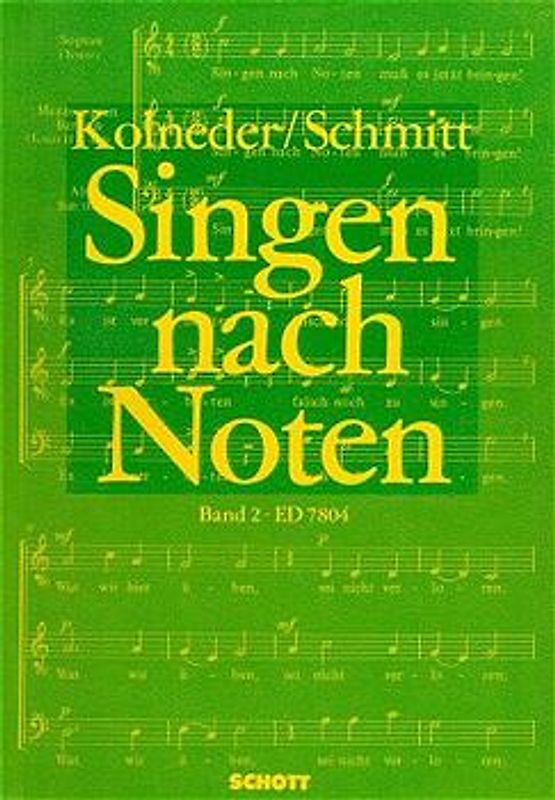 Singen nach Noten