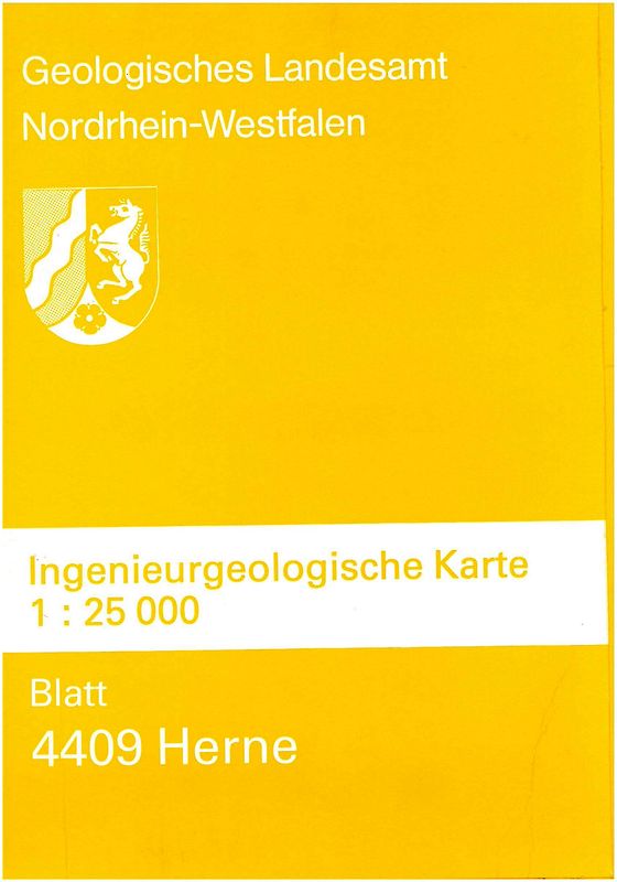 Ingenieurgeologische Karten. 1:25000 / Herne