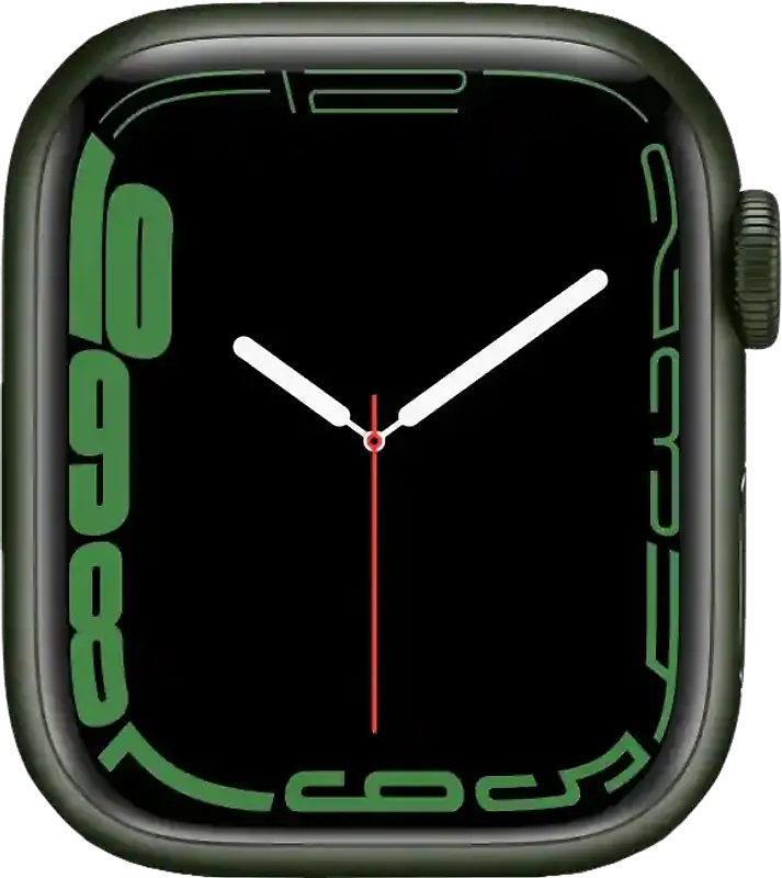 Apple Watch Series 7 45 mm Boîtier aluminium grün [Wi-Fi + Cellulaire]