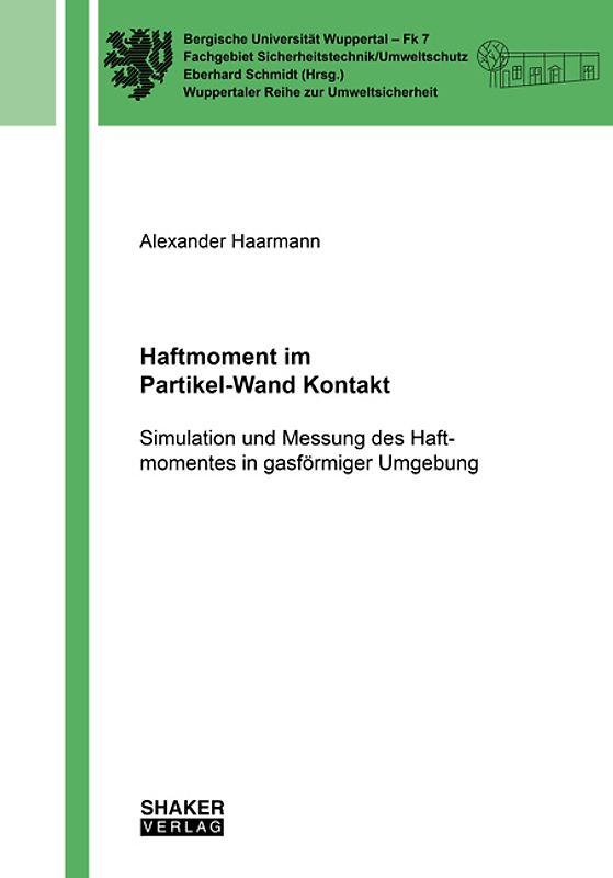 Haftmoment im Partikel-Wand Kontakt