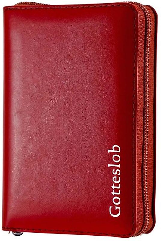 Taschenausgabe »Gotteslob«, Rubinrot mit Reißverschluss