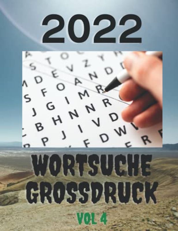 Wortsuche Großdruck: Rätselbücher für Erwachsene und Senioren, Wortsuchaktivität, Wortfindungs-Puzzlebuch Vol 4