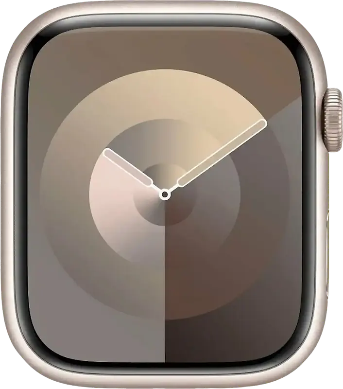 Apple Watch Series 9 41 mm Boîtier aluminium lumière stellaire [Wi-Fi + Cellulaire]