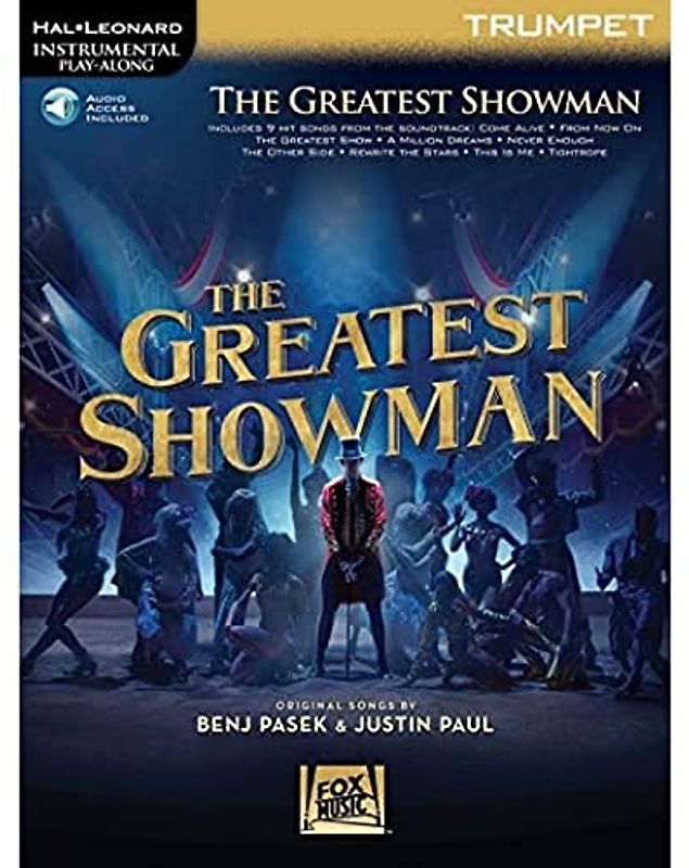 The Greatest Showman Instrumental Play-Along Series for Trumpet - Book/Online Audio