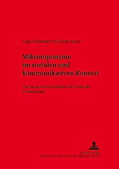 Mikrotoponyme im sozialen und kommunikativen Kontext